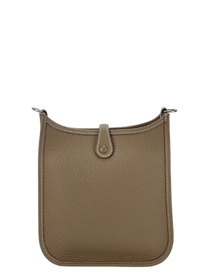 HERMES - Evelyne TPM Evelyne 16 Etoupe Taurillon Clemence Palladium Hardware