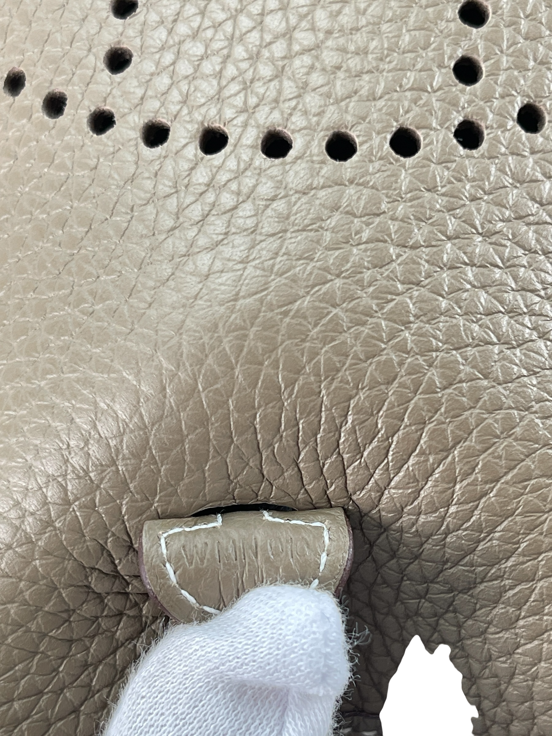 HERMES - Evelyne TPM Evelyne 16 Etoupe Taurillon Clemence Palladium Hardware