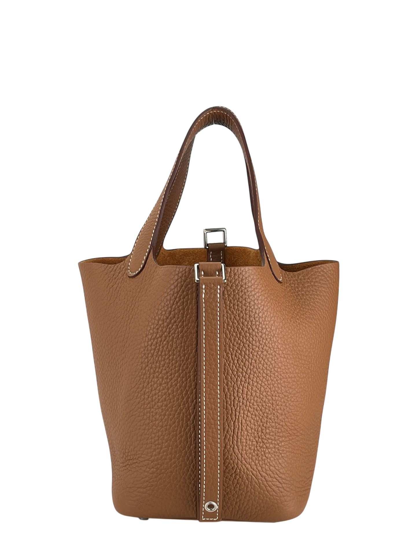 HERMES - Picotin PM Picotin 18 Gold Clemence Gold Hardware