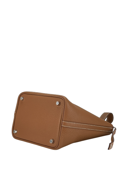 HERMES - Picotin PM Picotin 18 Gold Clemence Gold Hardware