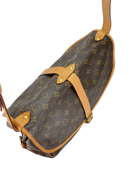 LOUIS VUITTON - Monogram Canvas Saumur 35 Crossbody Shoulder Bag