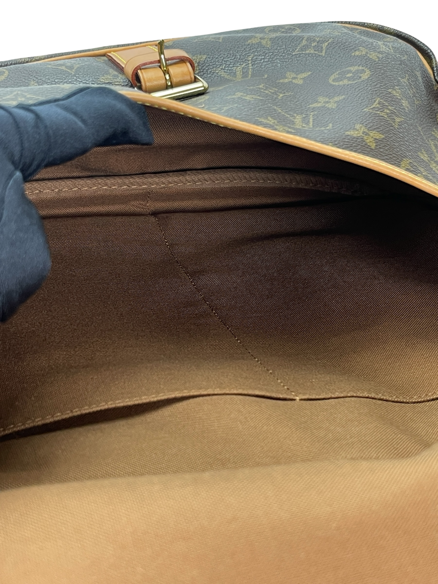 LOUIS VUITTON - Monogram Canvas Saumur 35 Crossbody Shoulder Bag