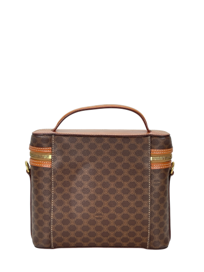 CELINE - Brown Macadam Pattern 2way Handbag