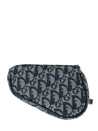 CHRISTIAN DIOR - Navy Trotter Saddle Pouch Bag