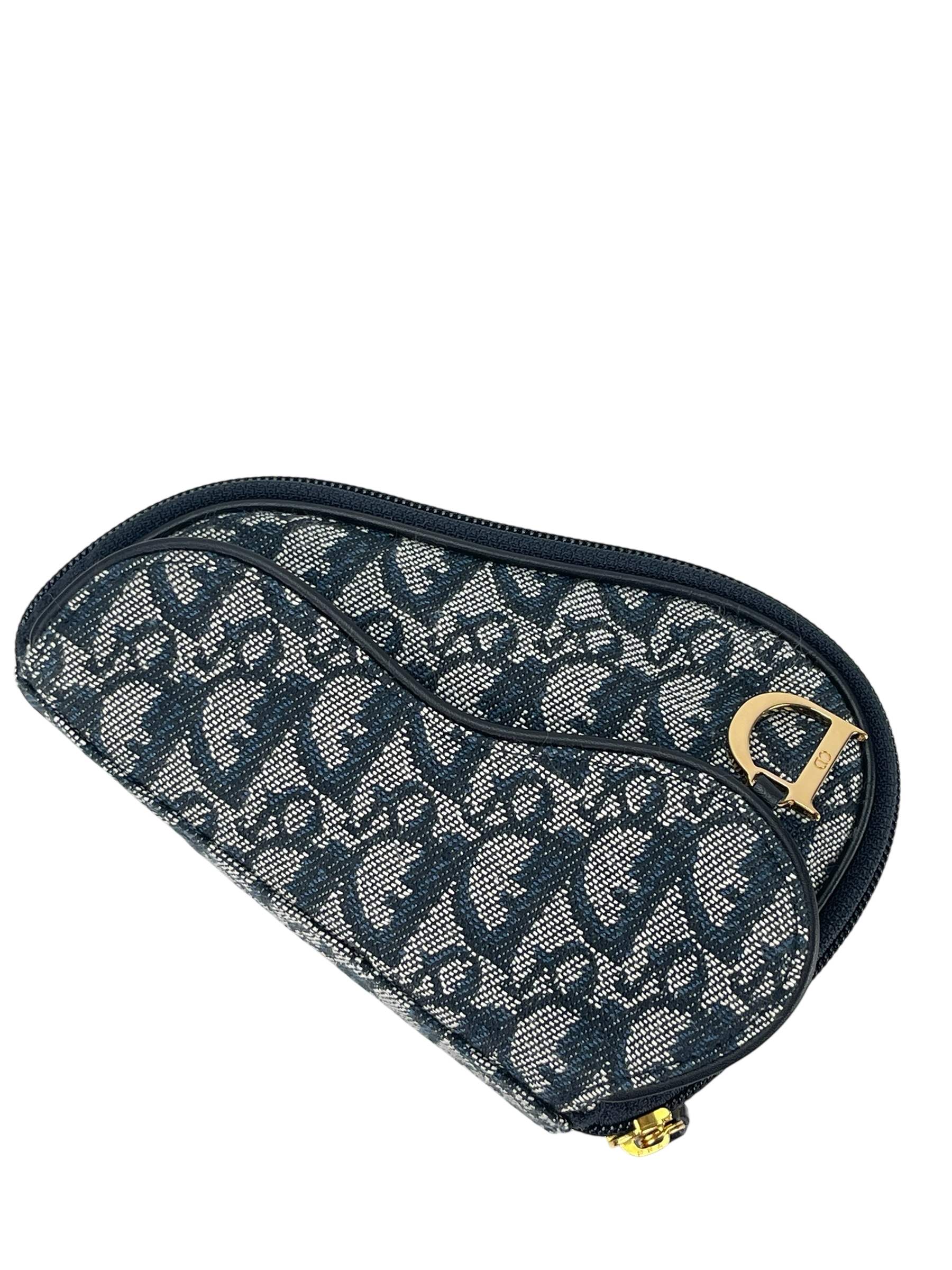 CHRISTIAN DIOR - Navy Trotter Saddle Pouch Bag