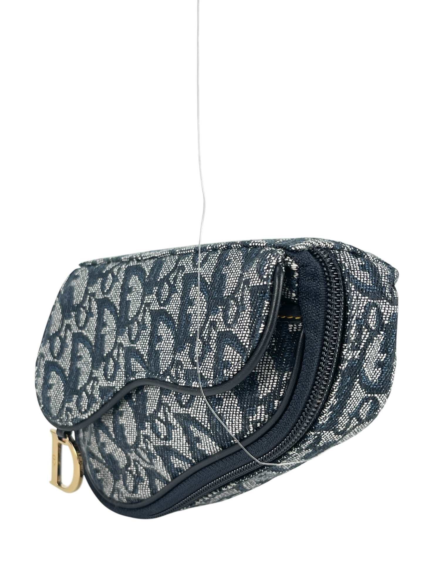 CHRISTIAN DIOR - Navy Trotter Saddle Pouch Bag