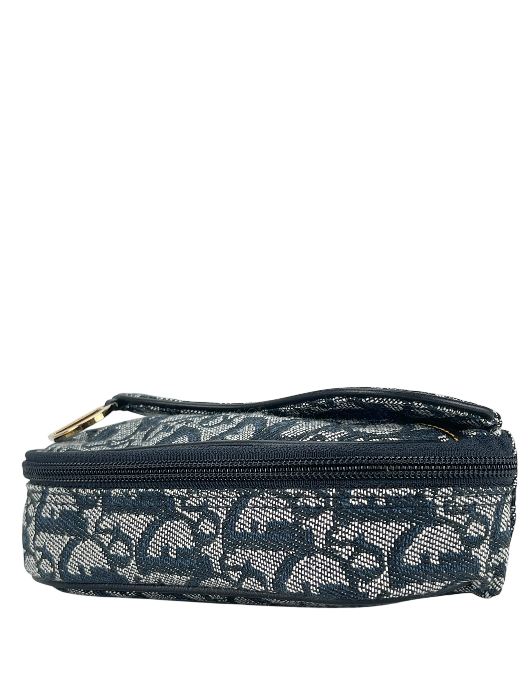 CHRISTIAN DIOR - Navy Trotter Saddle Pouch Bag