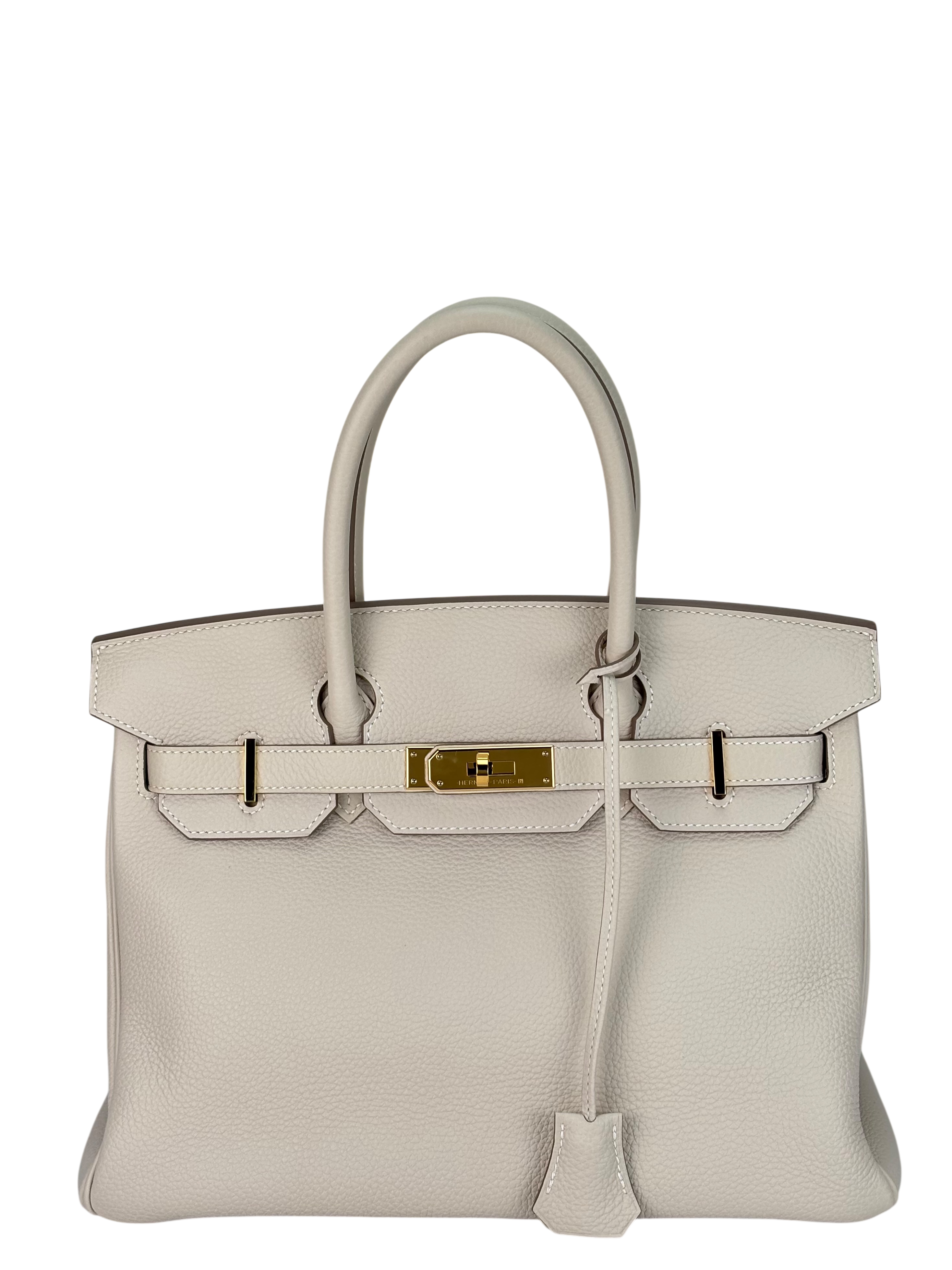 HERMES - Birkin 30 Nata Togo Palladium Hardware 
