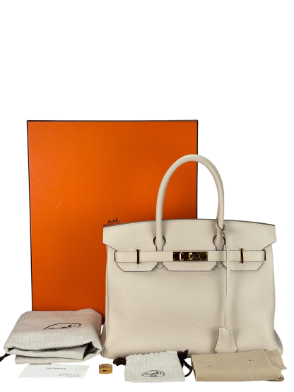 HERMES - Birkin 30 Nata Togo Palladium Hardware 