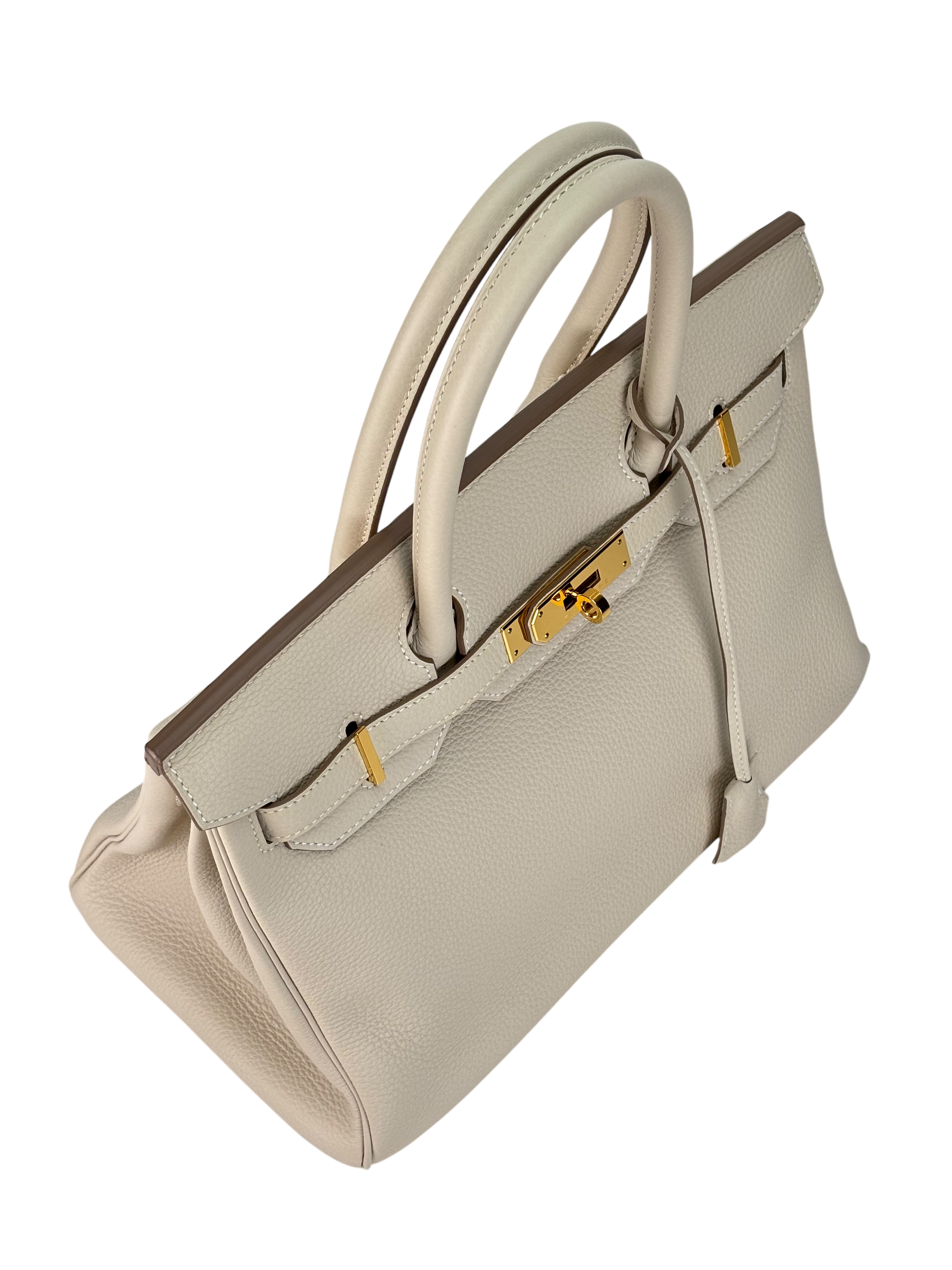 HERMES - Birkin 30 Nata Togo Palladium Hardware 