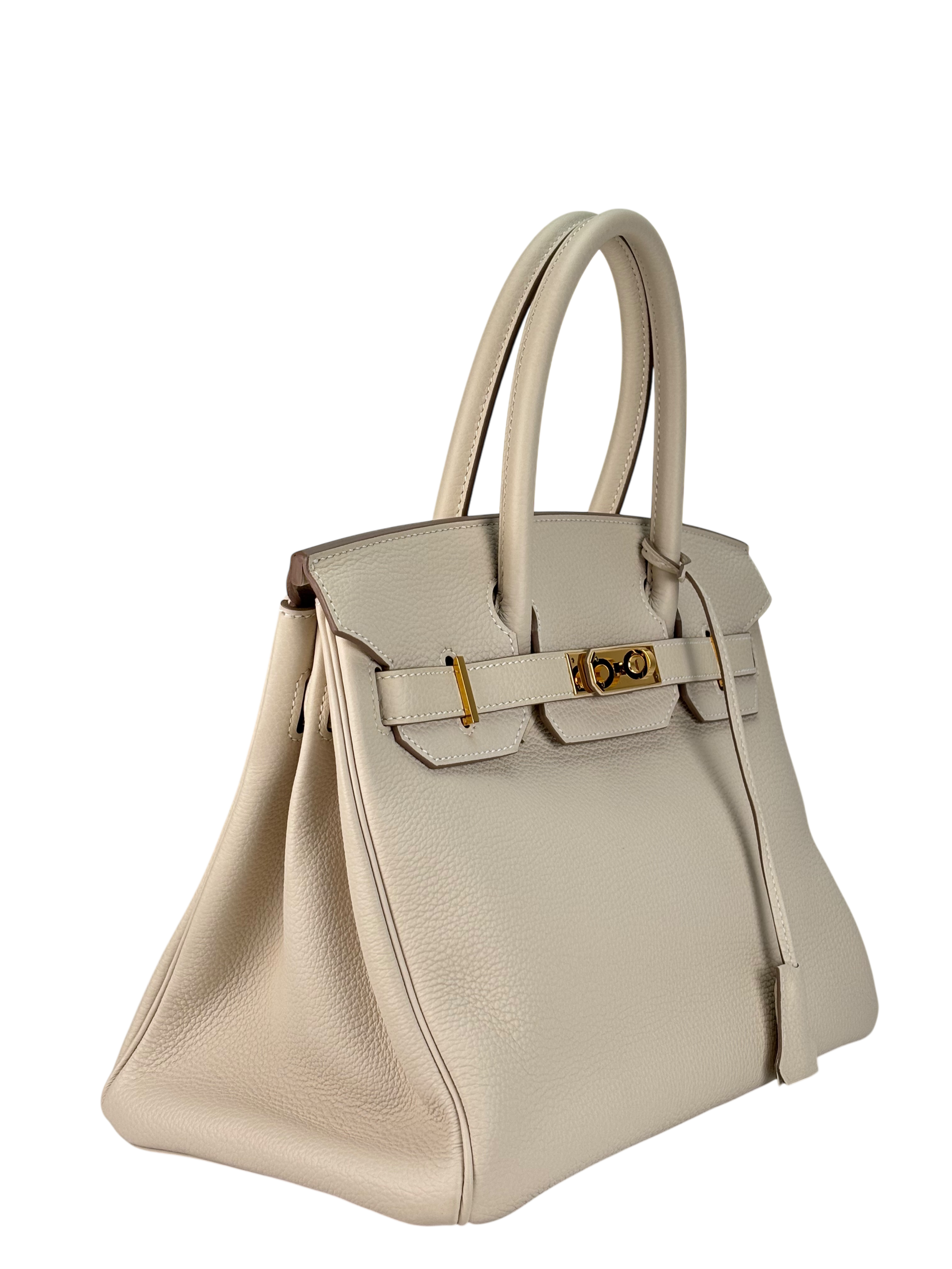 HERMES - Birkin 30 Nata Togo Palladium Hardware 