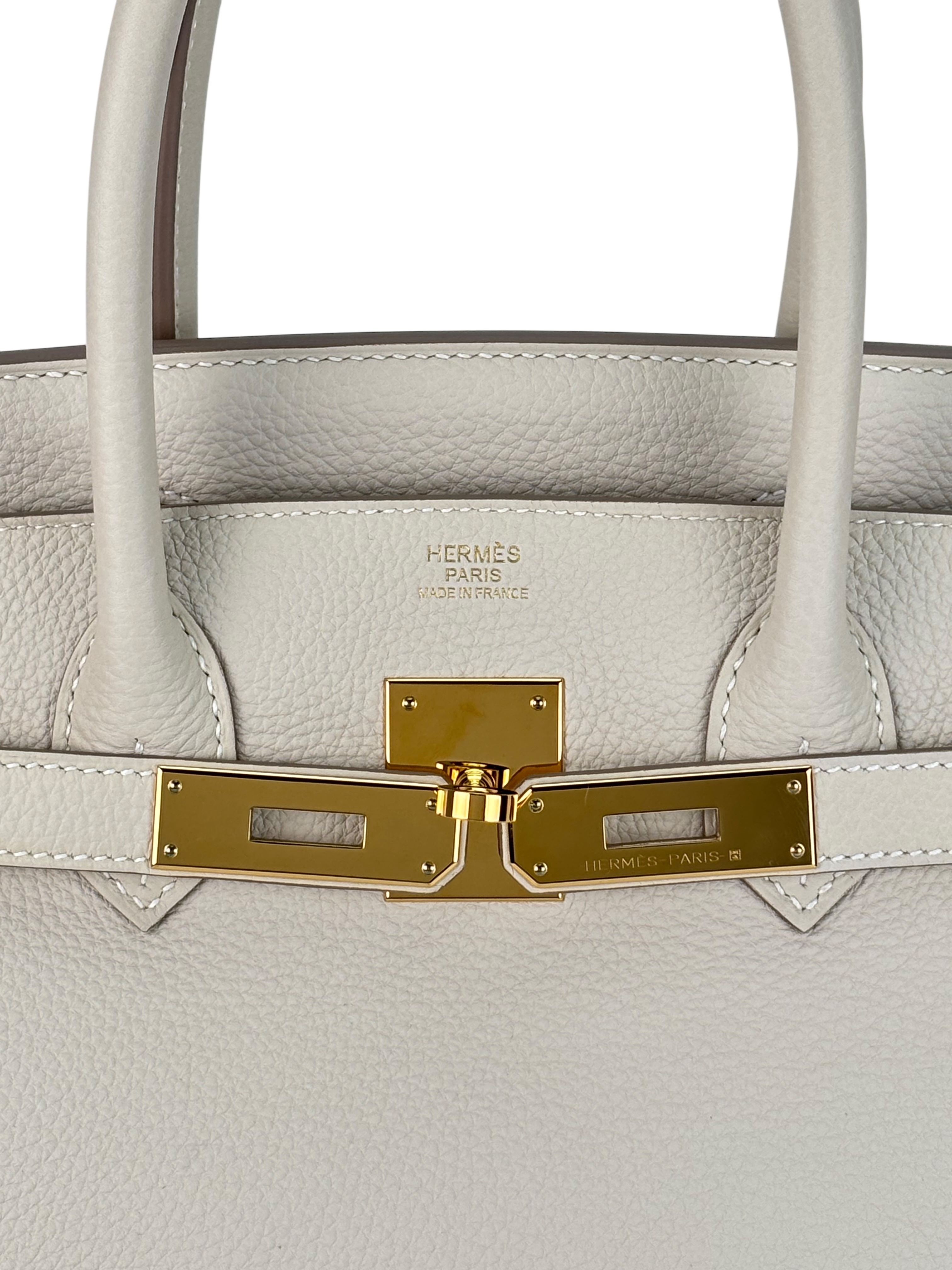 HERMES - Birkin 30 Nata Togo Palladium Hardware 