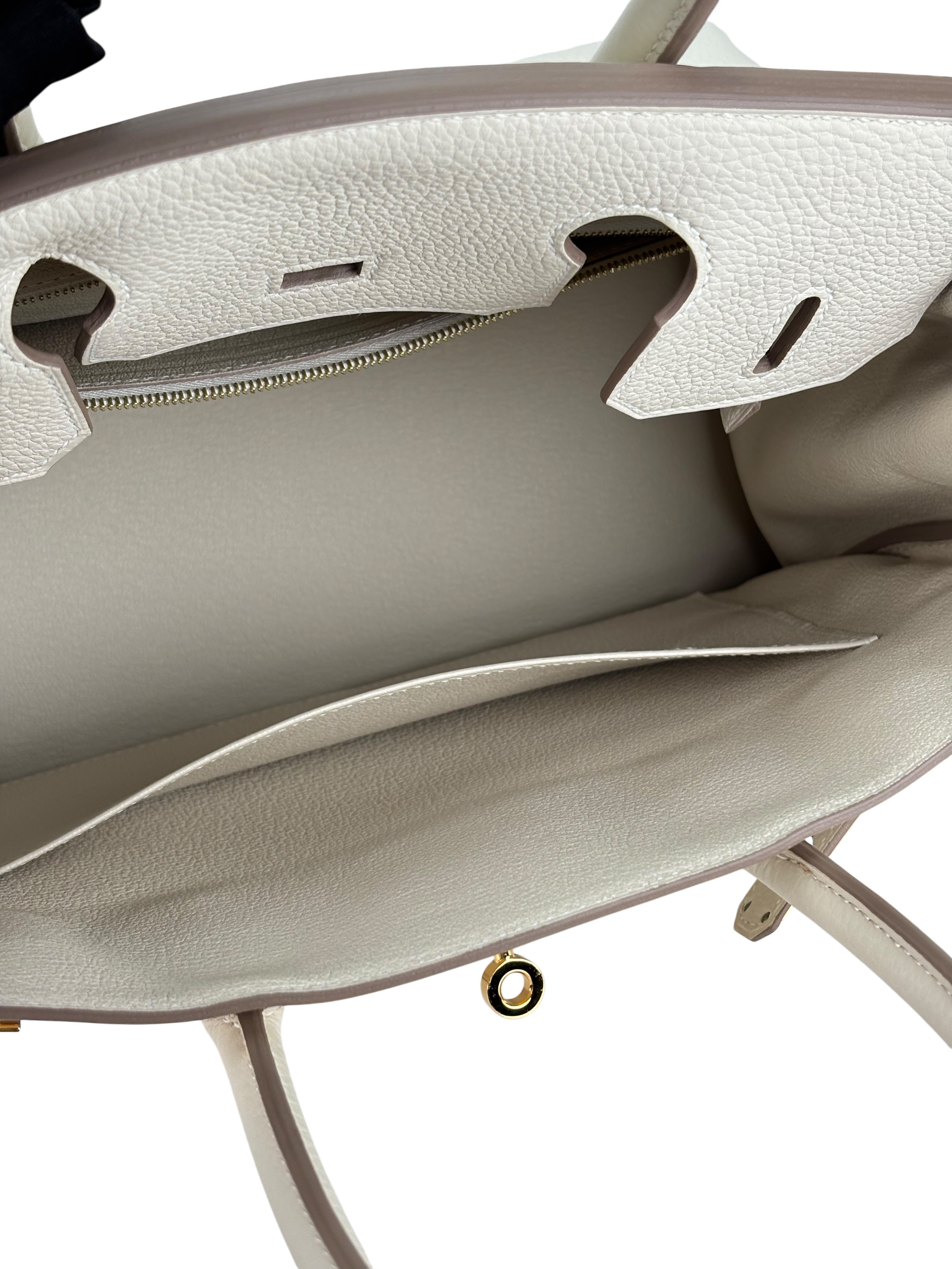 HERMES - Birkin 30 Nata Togo Palladium Hardware 