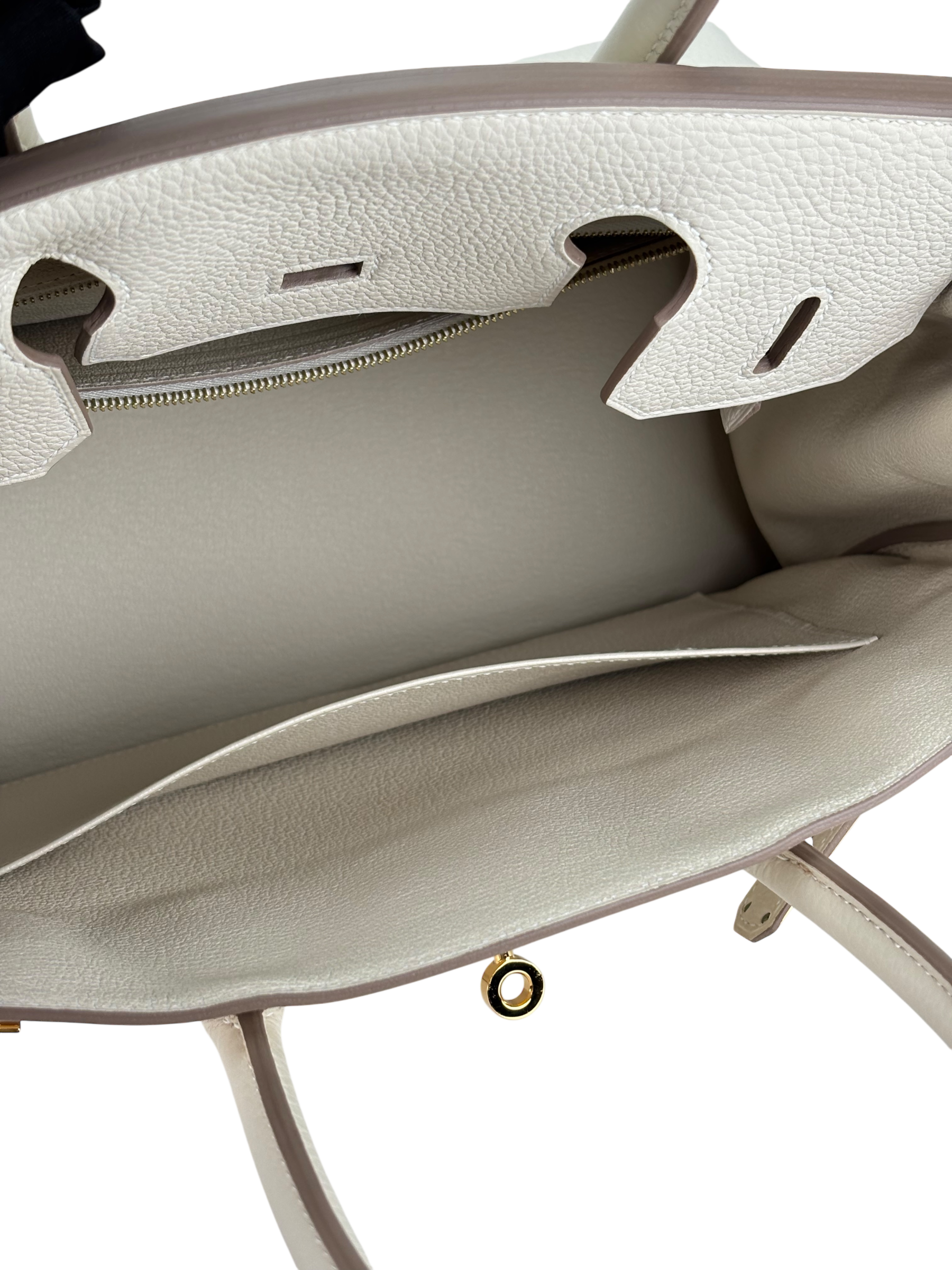 HERMES - Birkin 30 Nata Togo Palladium Hardware 