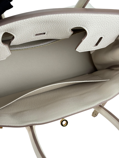 HERMES - Birkin 30 Nata Togo Palladium Hardware 