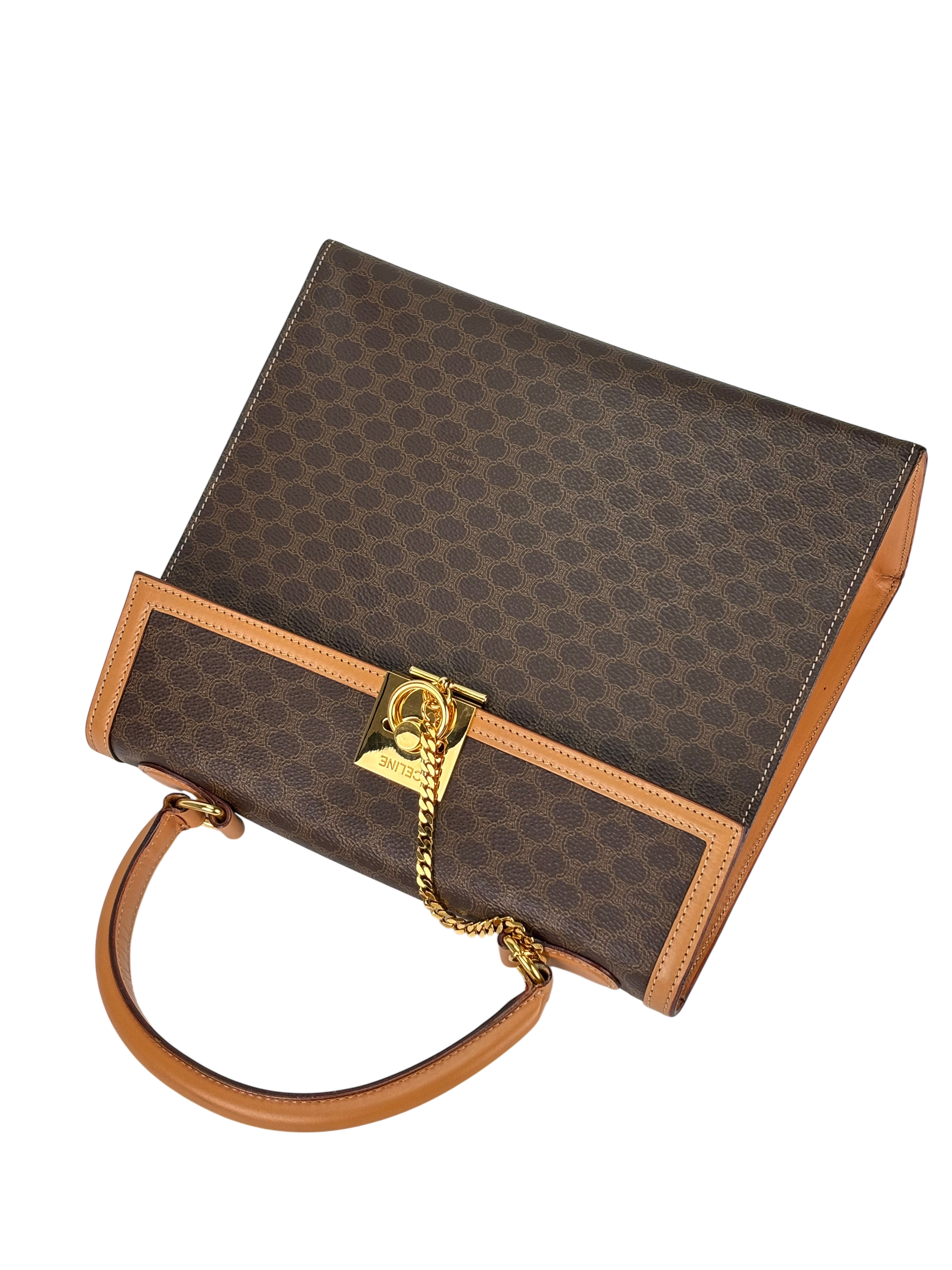 CELINE - Monogram PVC Macadam PVC Handbag