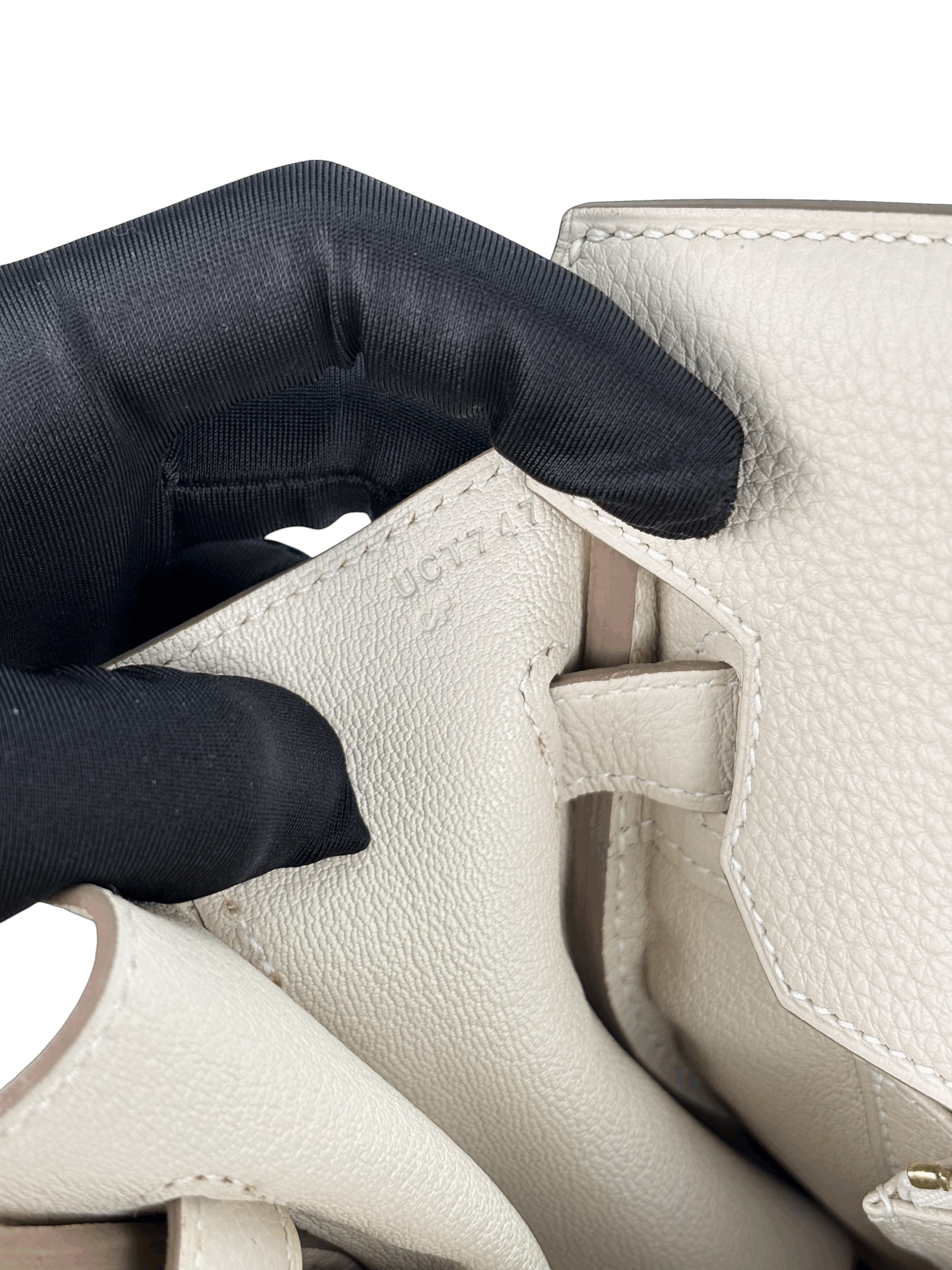 HERMES - Birkin 30 Nata Togo Palladium Hardware 