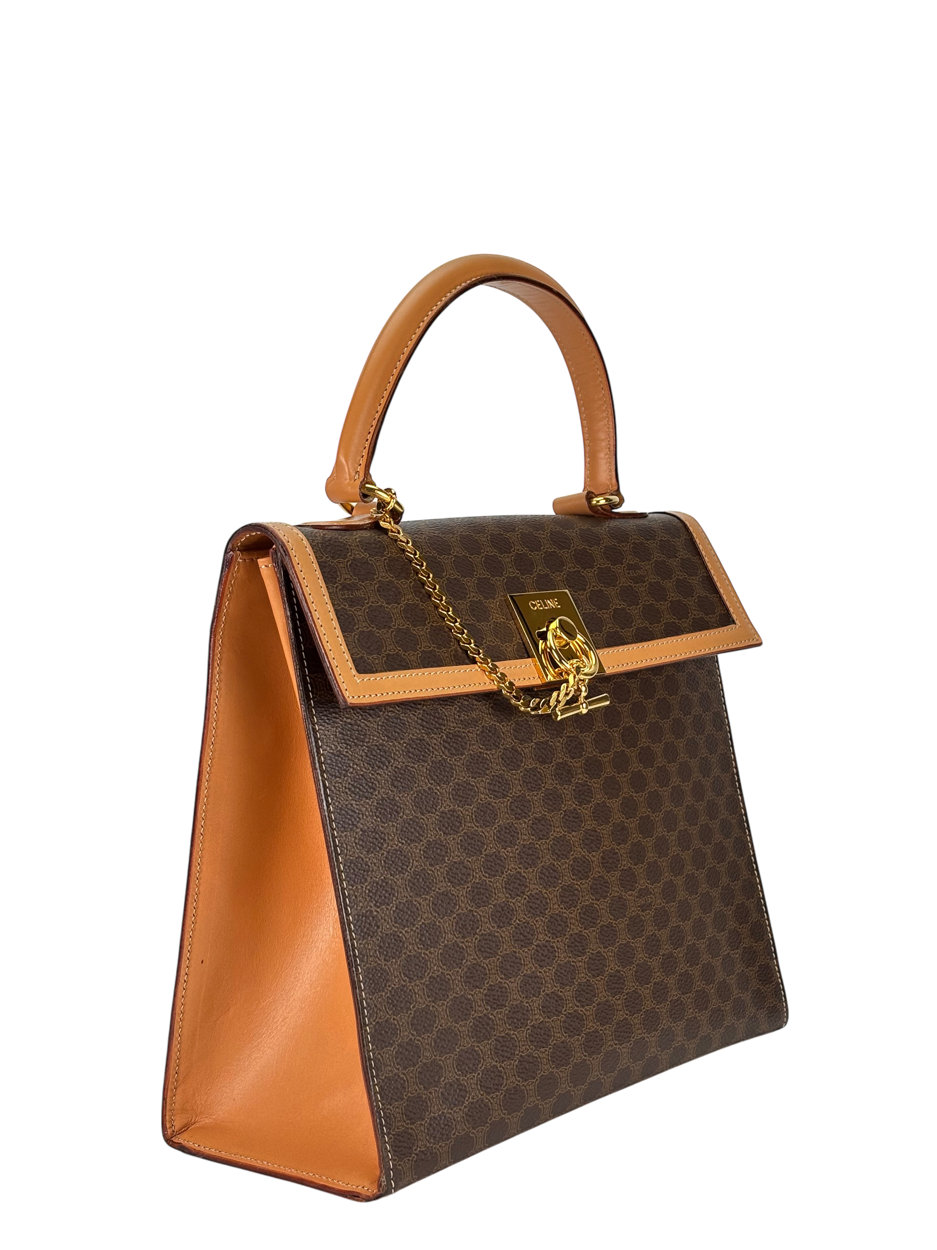 CELINE - Monogram PVC Macadam PVC Handbag