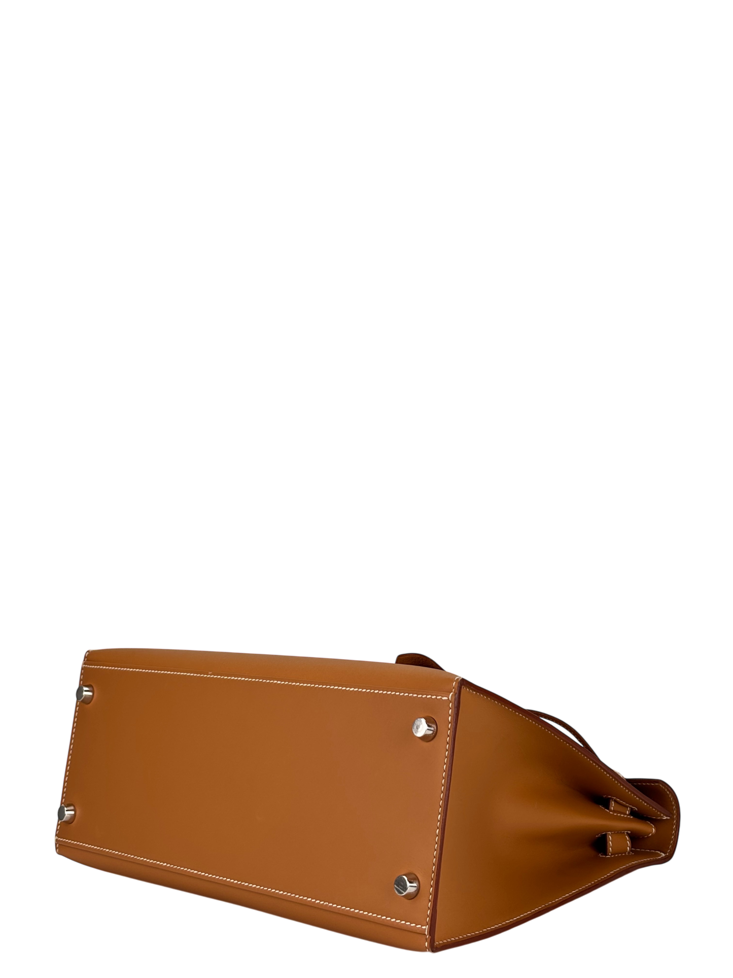 HERMES - Kelly 28 Natural Chamonix Palladium Hardware