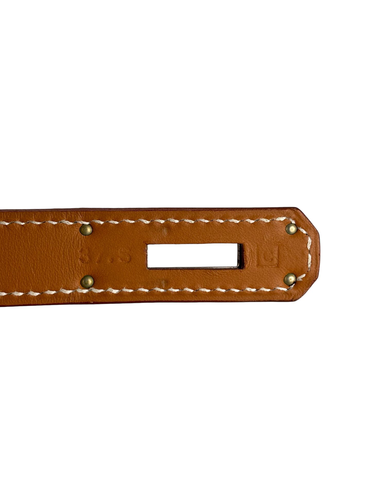HERMES - Kelly 28 Natural Chamonix Palladium Hardware