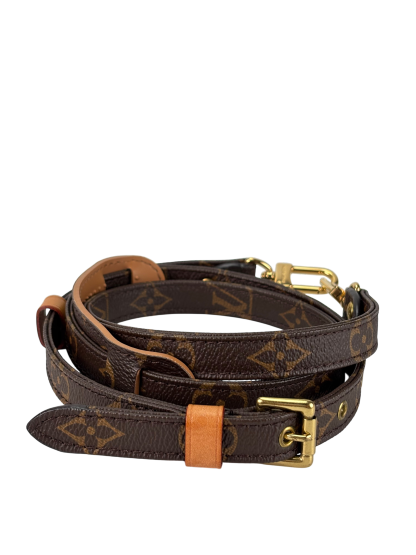 LOUIS VUITTON - Canvas Monogram Shoulder Strap 2allet Gold Hardware
