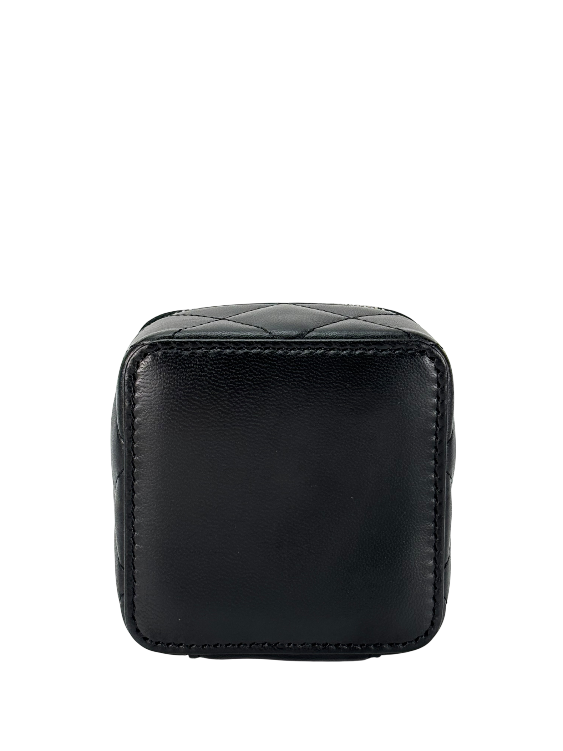 CHANEL - Black Lambskin Quilted Box