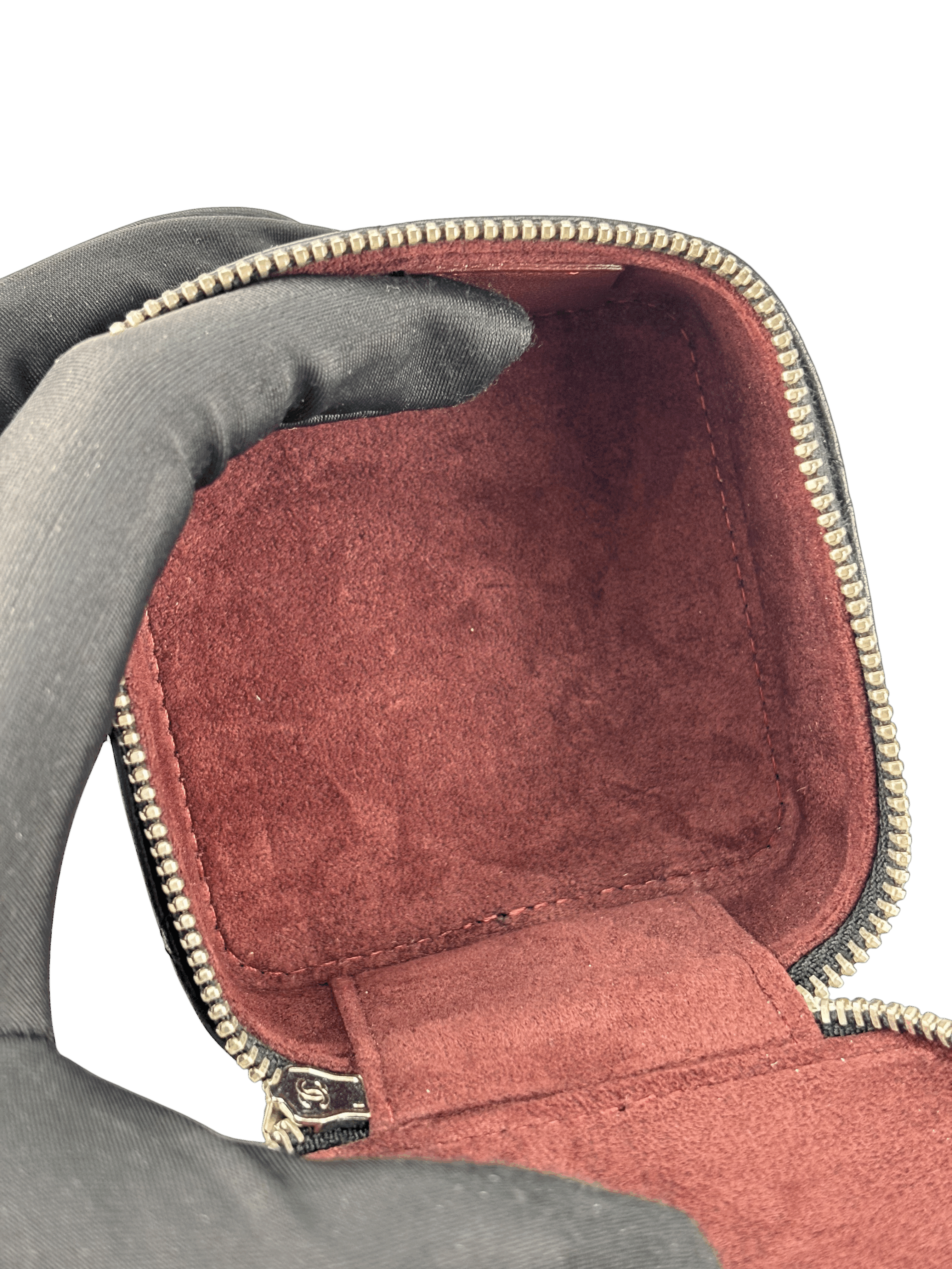 CHANEL - Black Lambskin Quilted Box