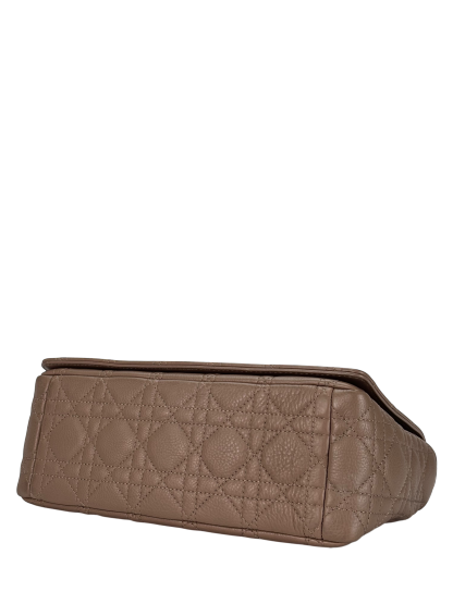 CHRISTIAN DIOR - Beige Calfskin Caro khaki Shoulder Bag