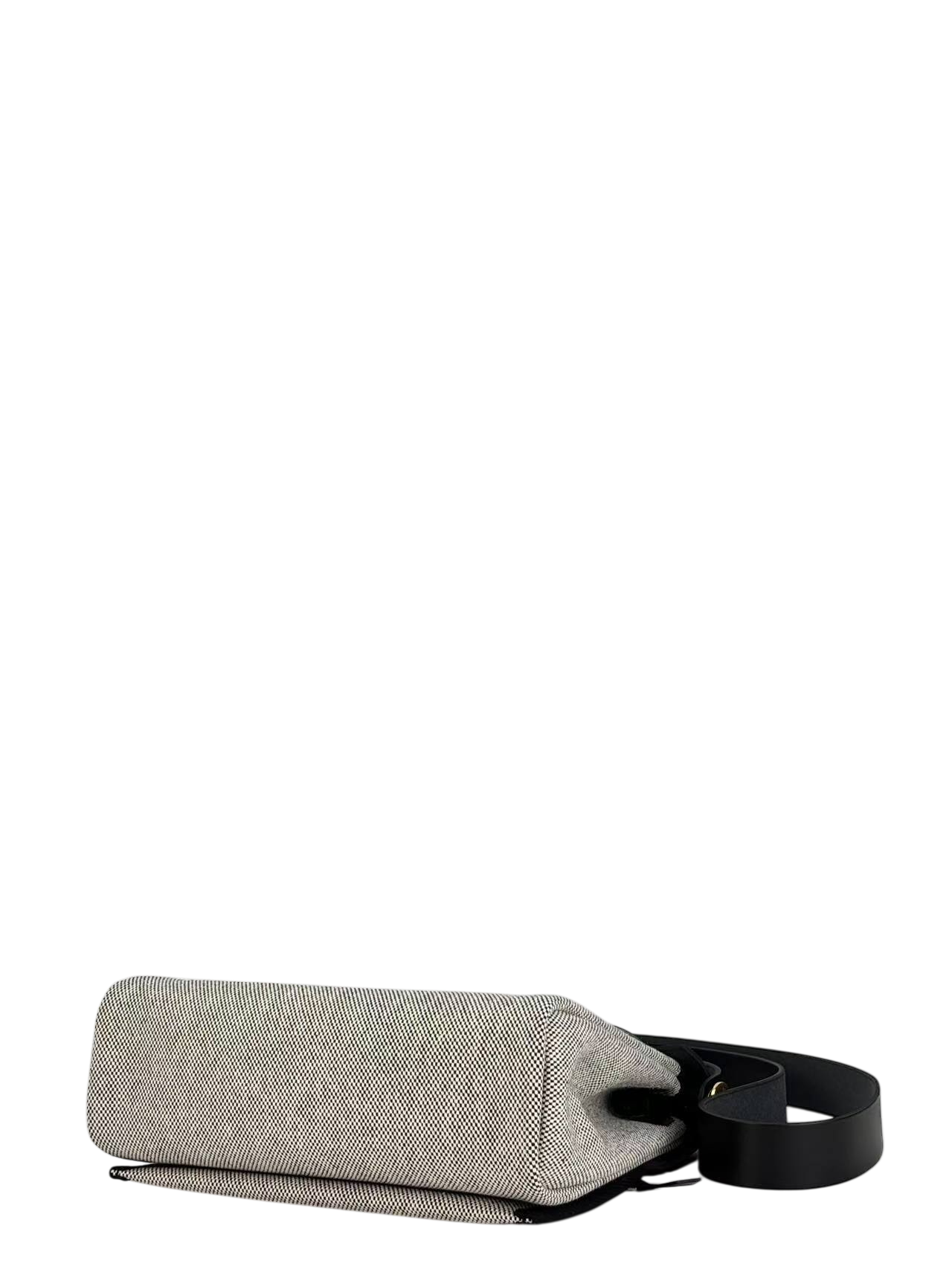 HERMES - Herbag Zip 20 Mini Black (Black) Toile Vache Gold Hardware