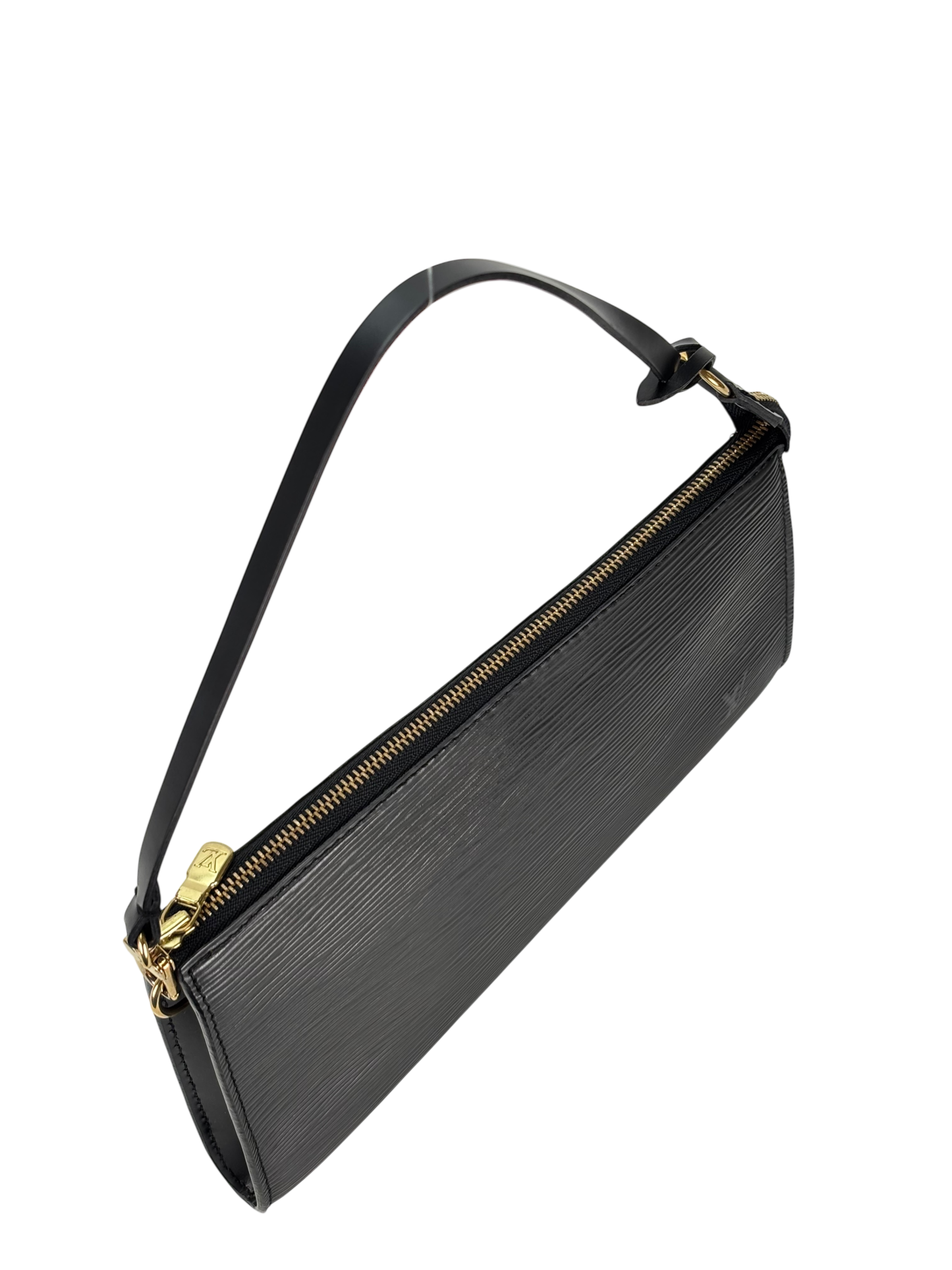 LOUIS VUITTON - Black Epi Accessory Pouch Handbag 