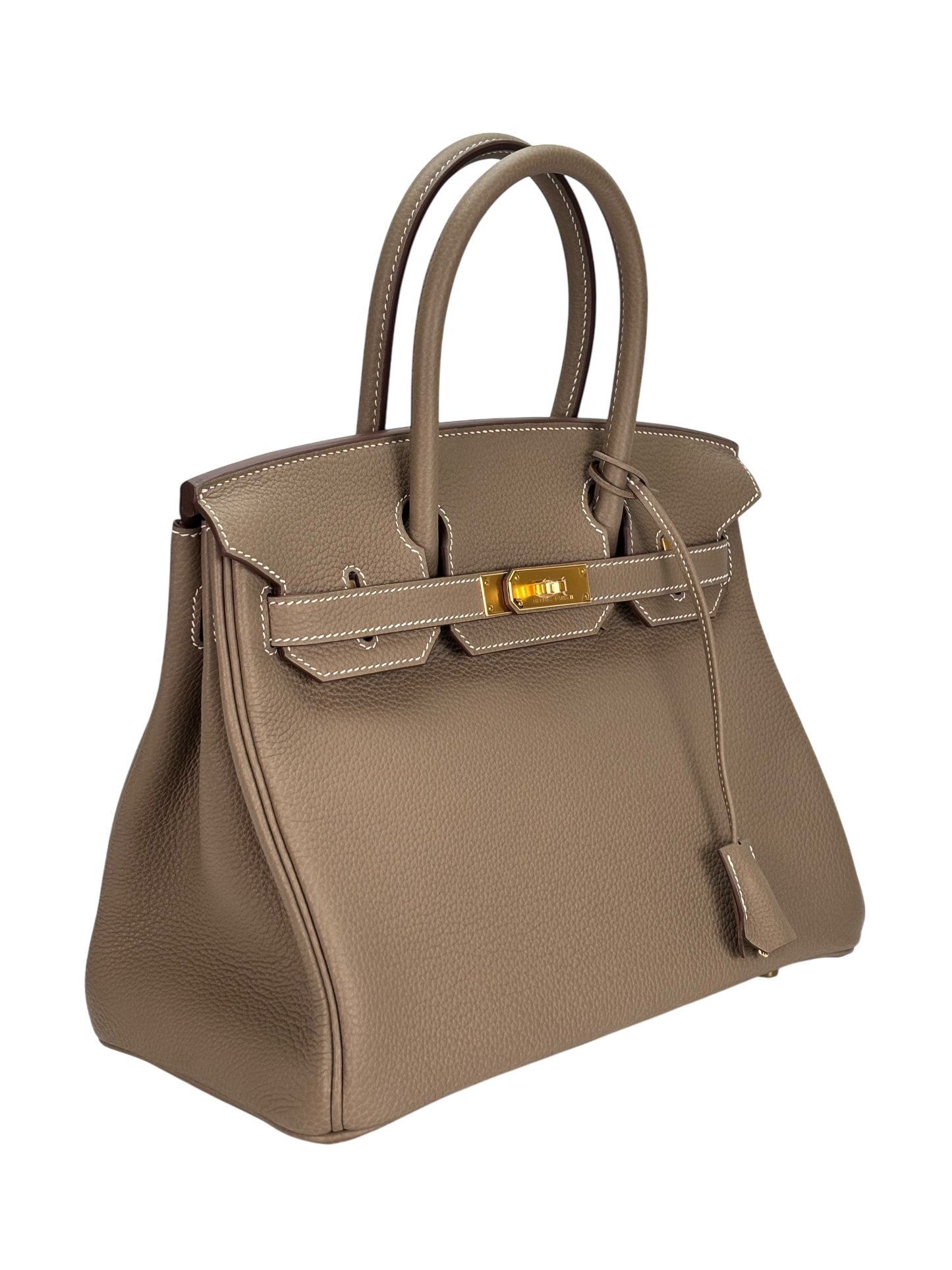 HERMES - Birkin 30 Etoupe Togo Gold Hardware