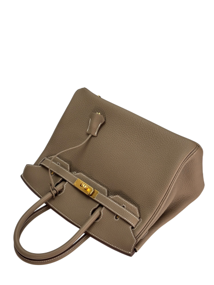 HERMES - Birkin 30 Etoupe Togo Gold Hardware 