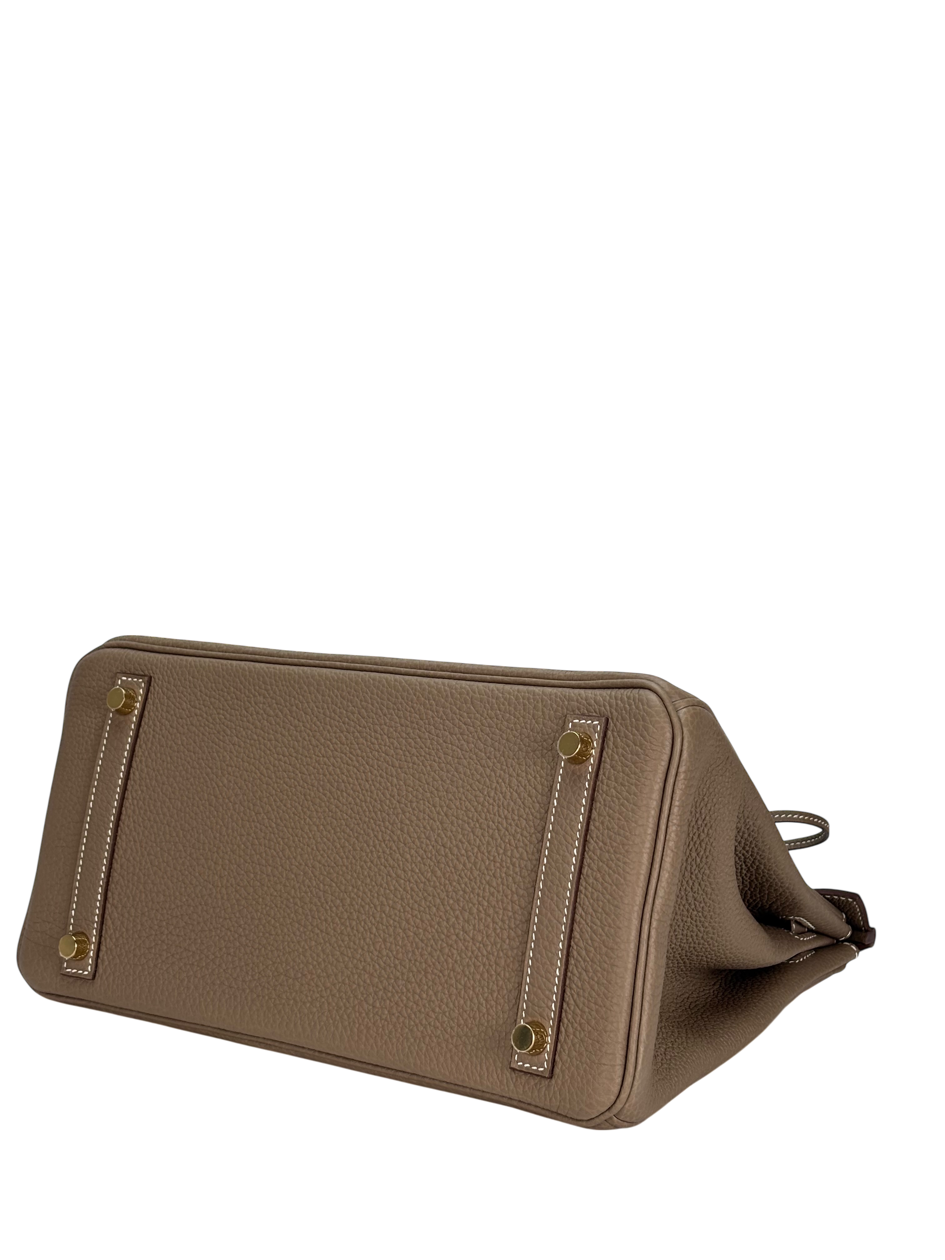 HERMES - Birkin 30 Etoupe Togo Gold Hardware 