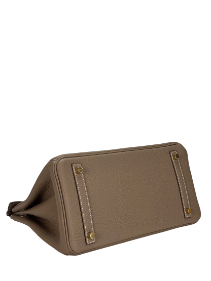 HERMES - Birkin 30 Etoupe Togo Gold Hardware 