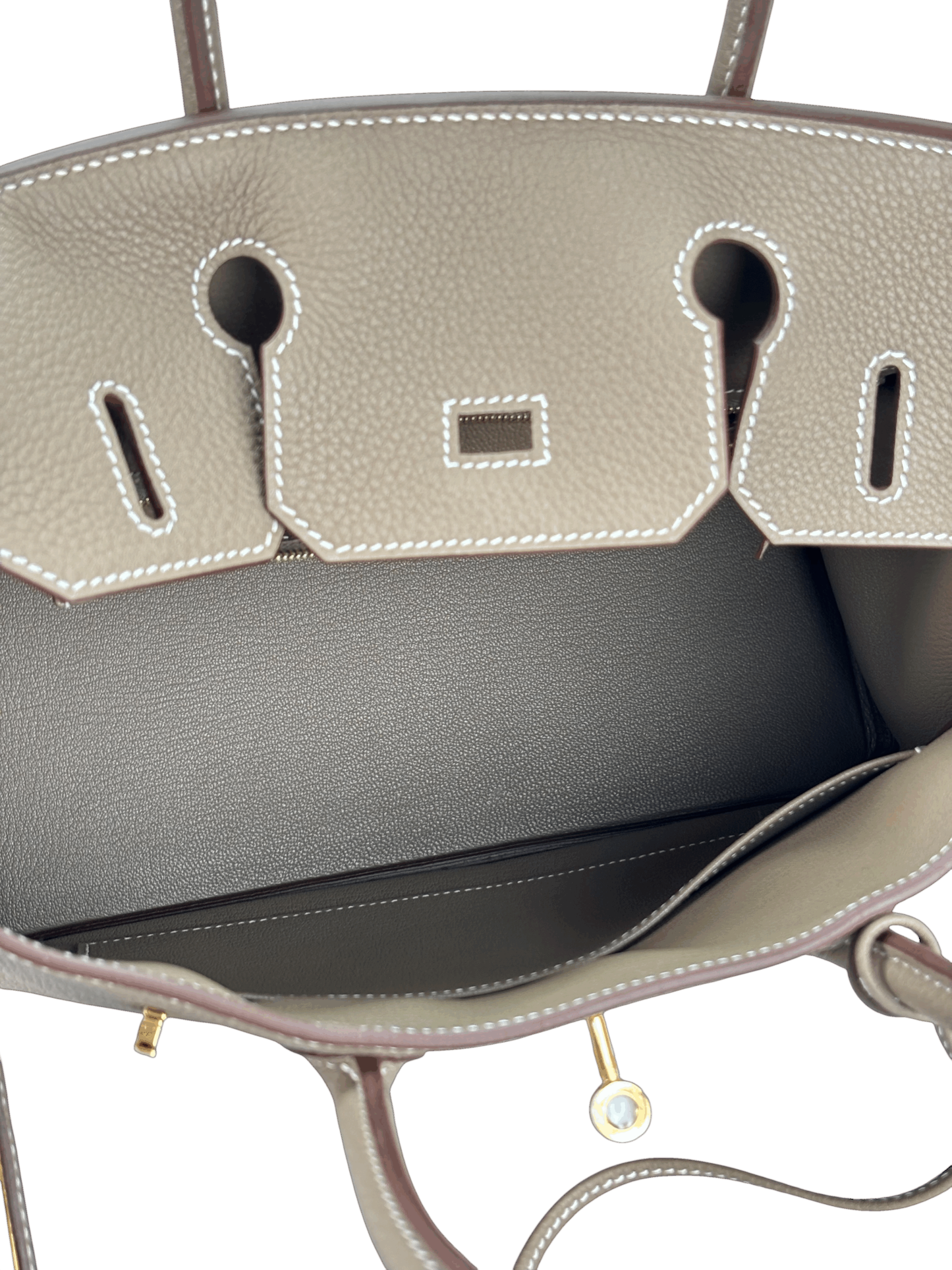 HERMES - Birkin 30 Etoupe Togo Gold Hardware 