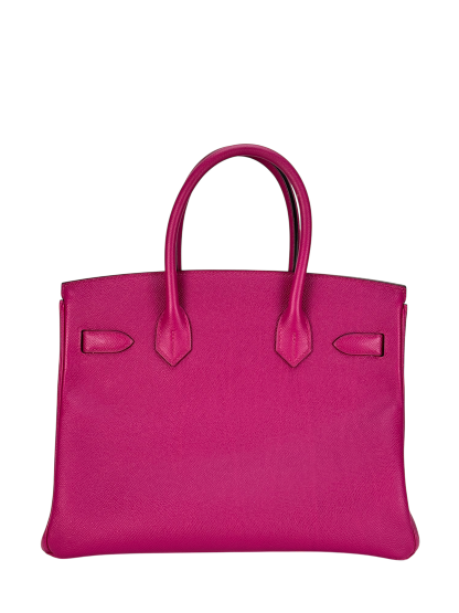 HERMES - Birkin 30 Rose Purple Epsom Palladium Hardware
