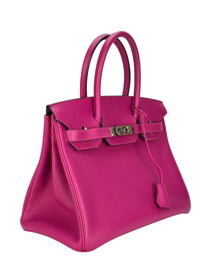 HERMES - Birkin 30 Rose Purple Epsom Palladium Hardware