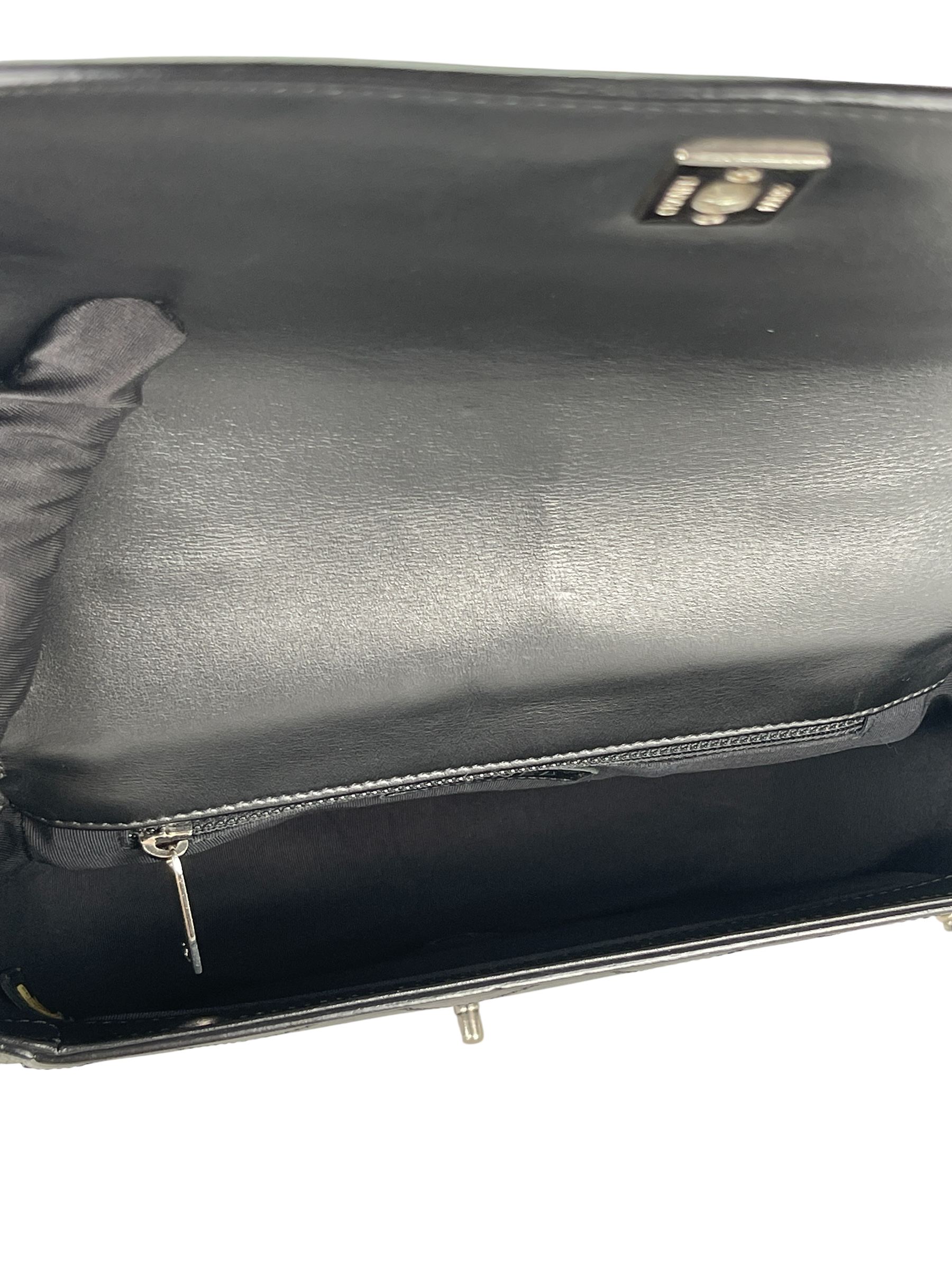 CHANEL - Black Calfskin Coco Mark 2WAY Shoulder Bag