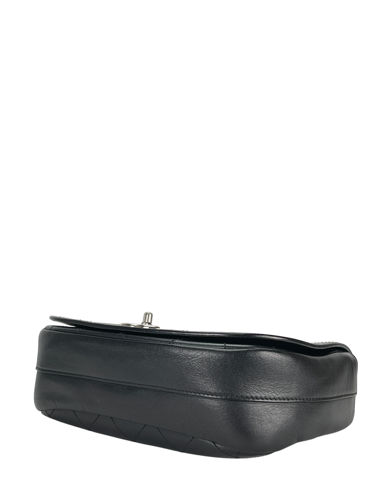 CHANEL - Black Calfskin Coco Mark 2WAY Shoulder Bag