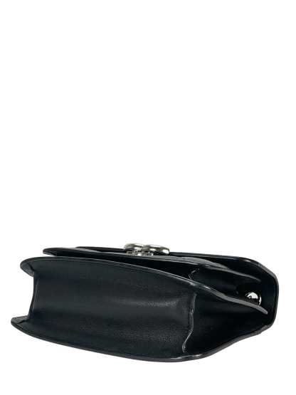 CHANEL - Black Calfskin Mini CC Box Flap Grained Bag