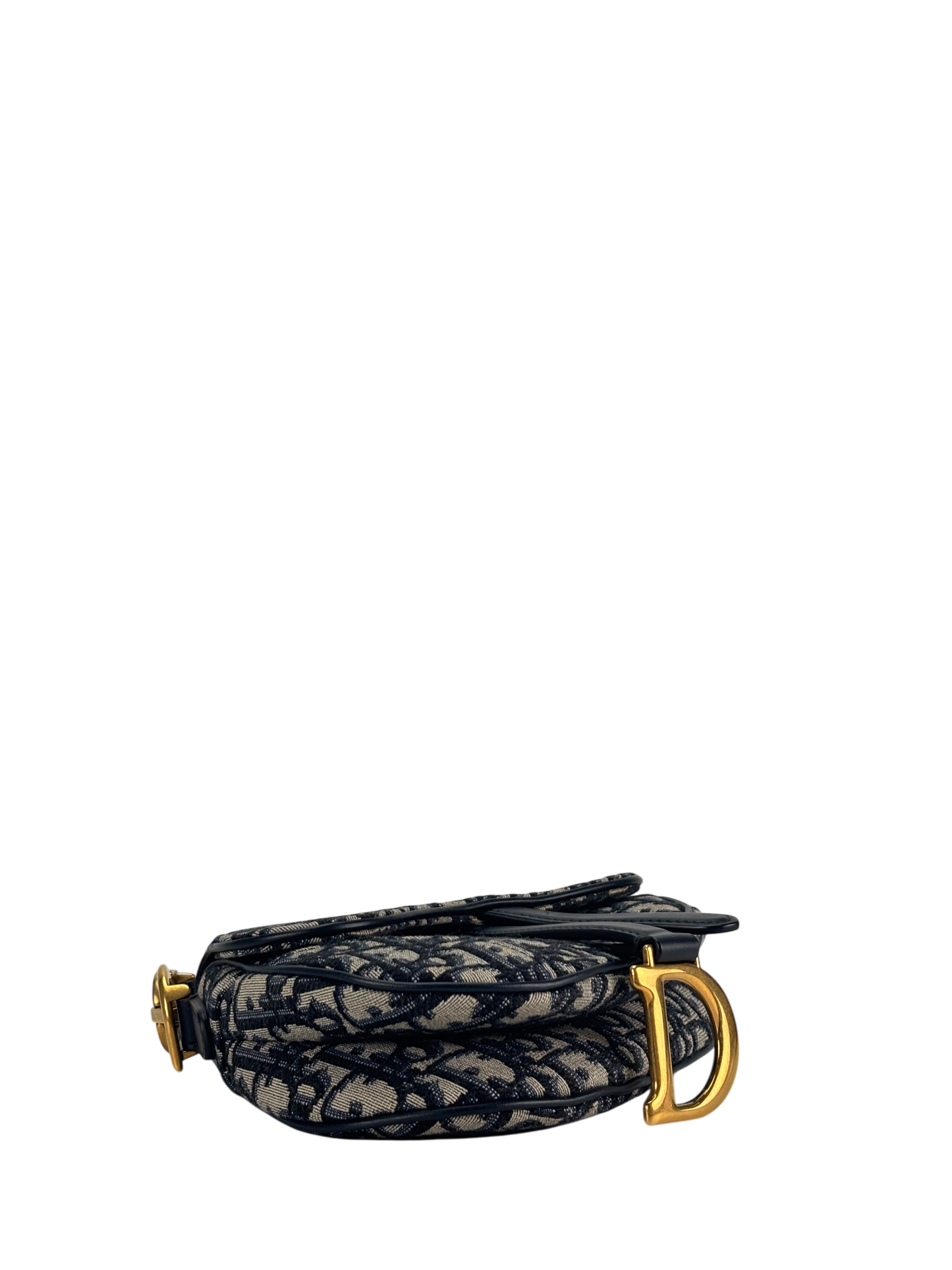 CHRISTIAN DIOR - Navy Trotter Saddle Handbag