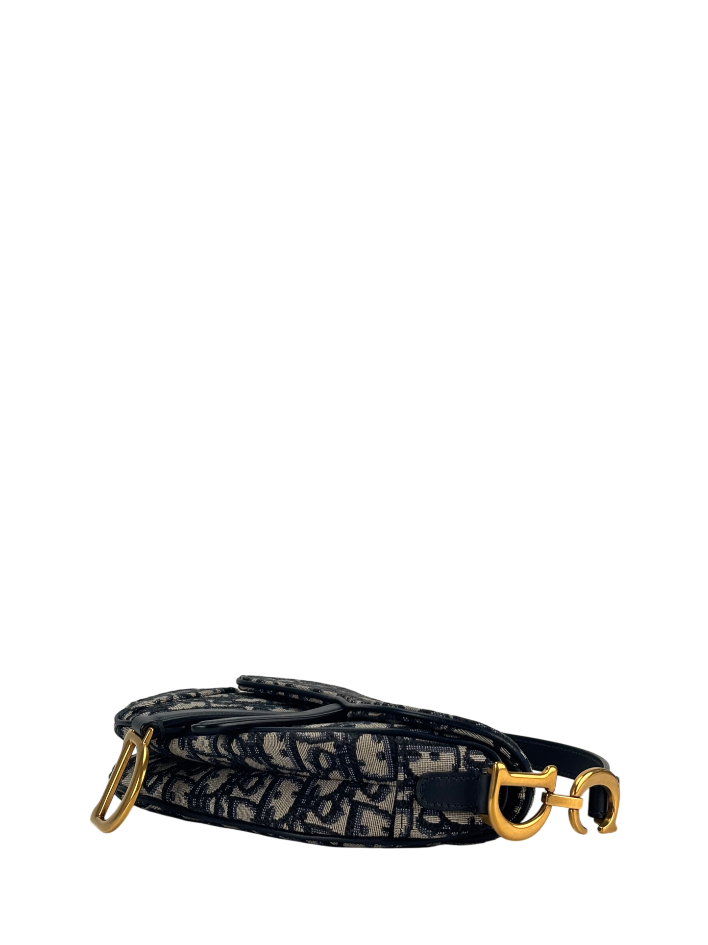 CHRISTIAN DIOR - Navy Trotter Saddle Handbag