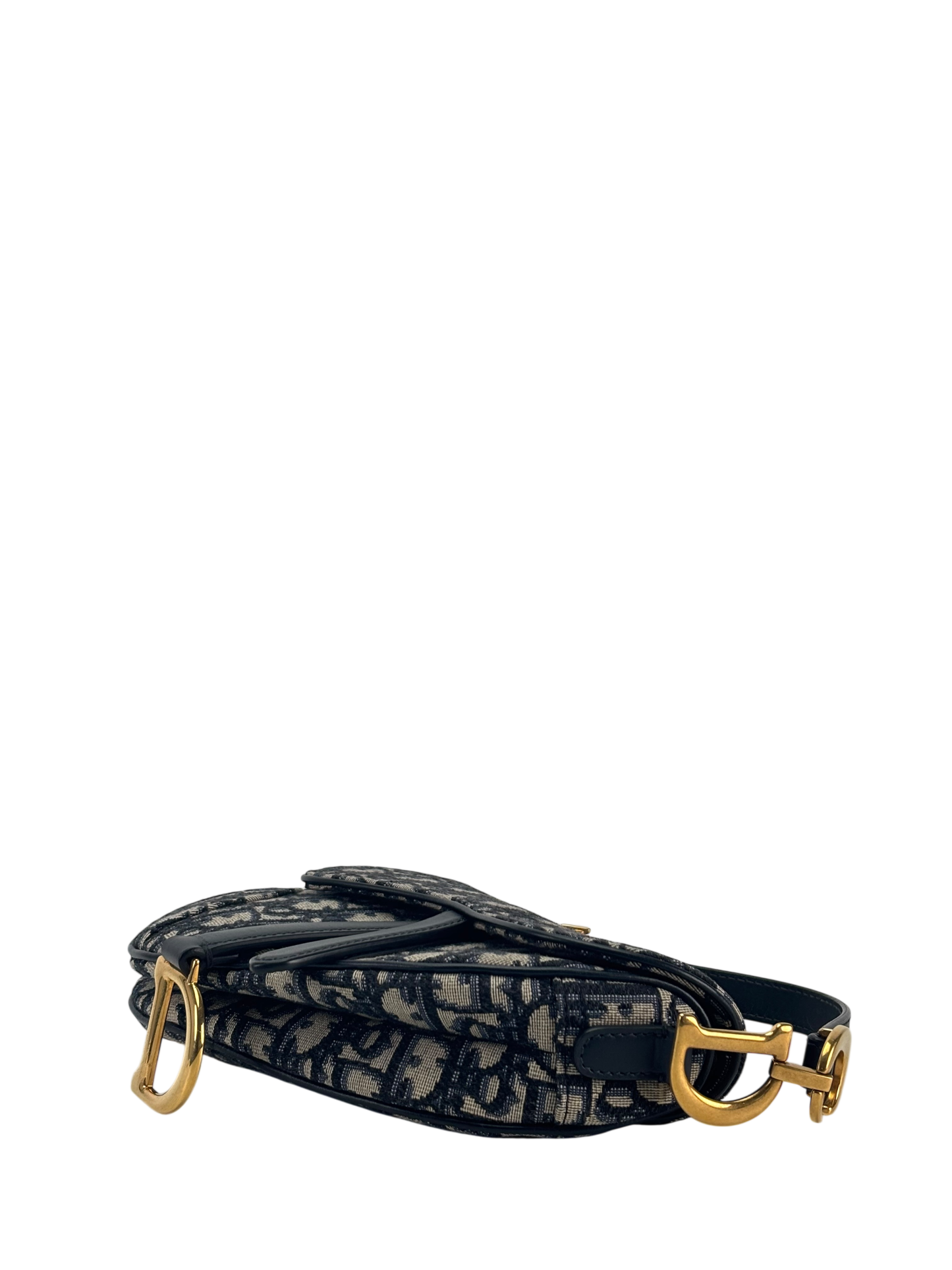 CHRISTIAN DIOR - Navy Trotter Saddle Handbag