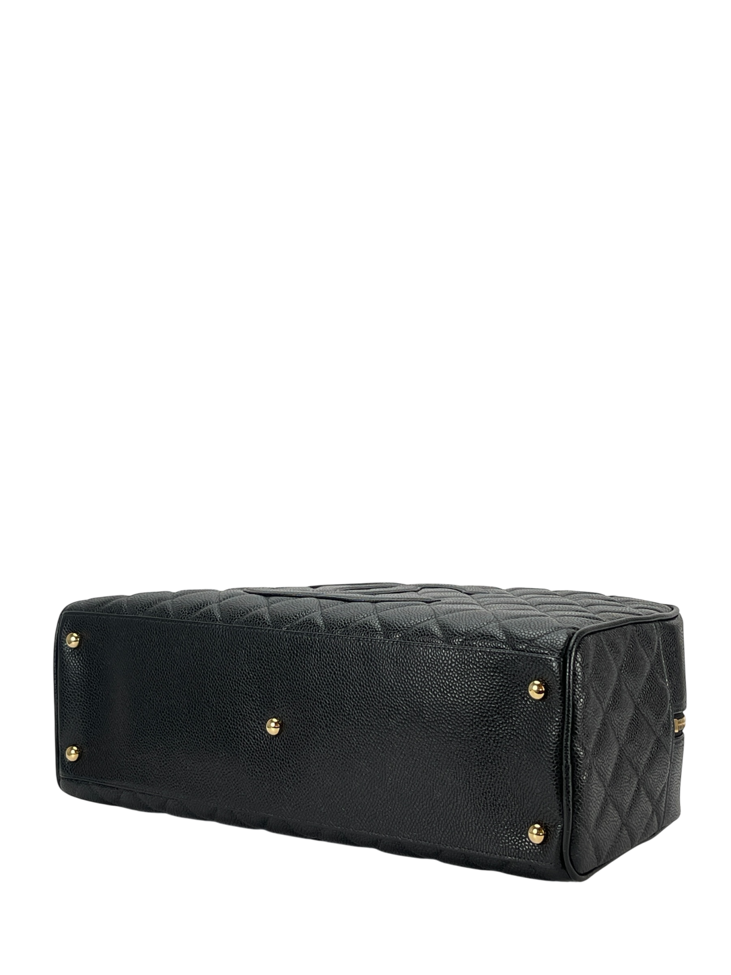 CHANEL - Black Caviar Bowling Handbag