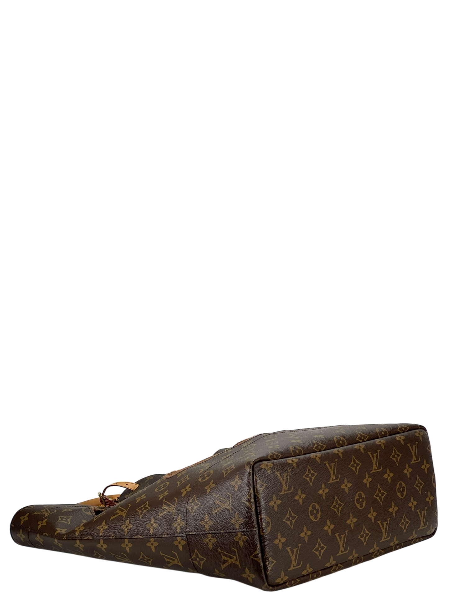 LOUIS VUITTON - Canvas Brown LV x Rei Kawakubo Monogram with Holes Tote Bag