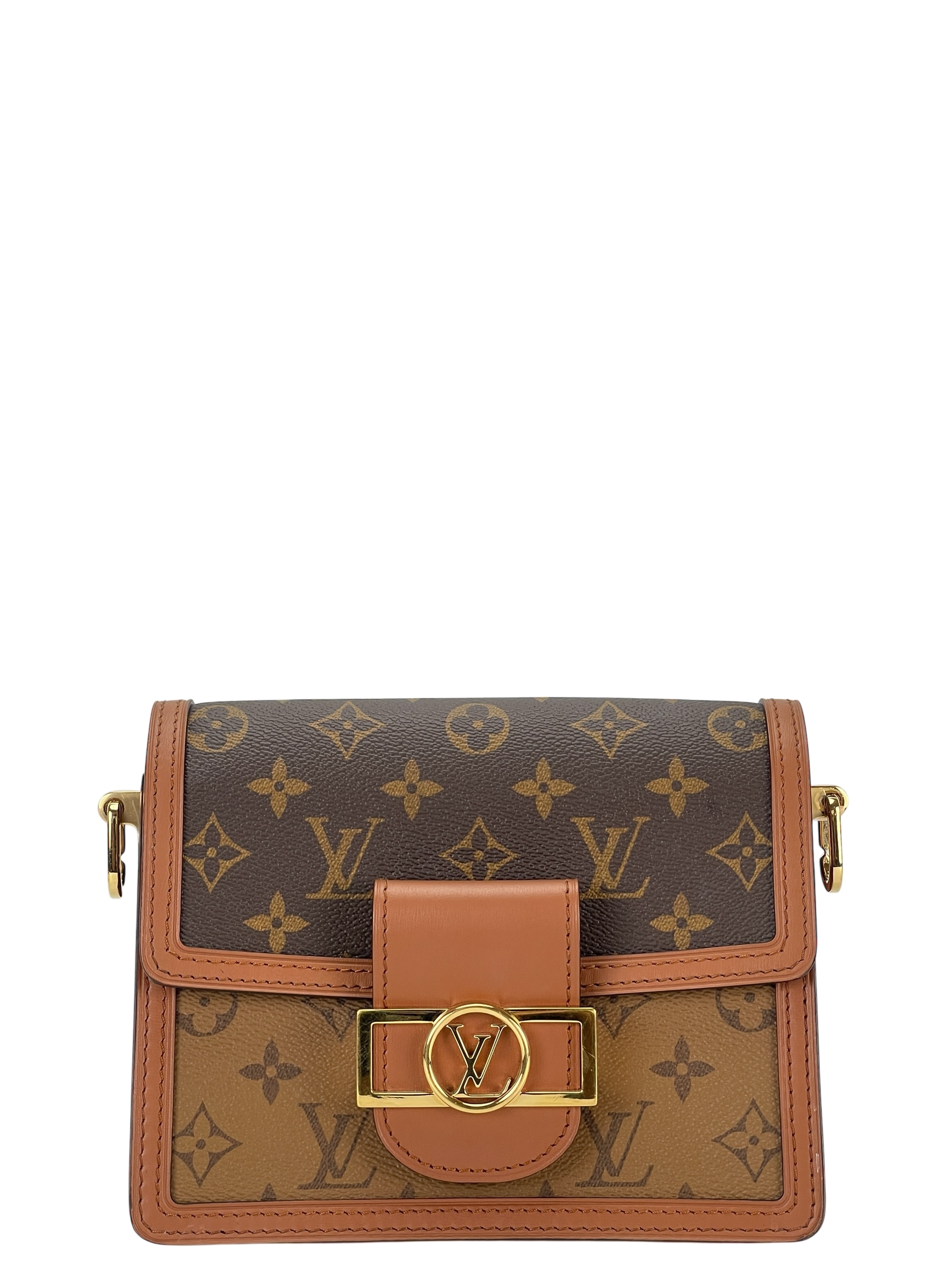 LOUIS VUITTON - Mini Dauphine Shoulder Bag Monogram Reverse Coated Canvas