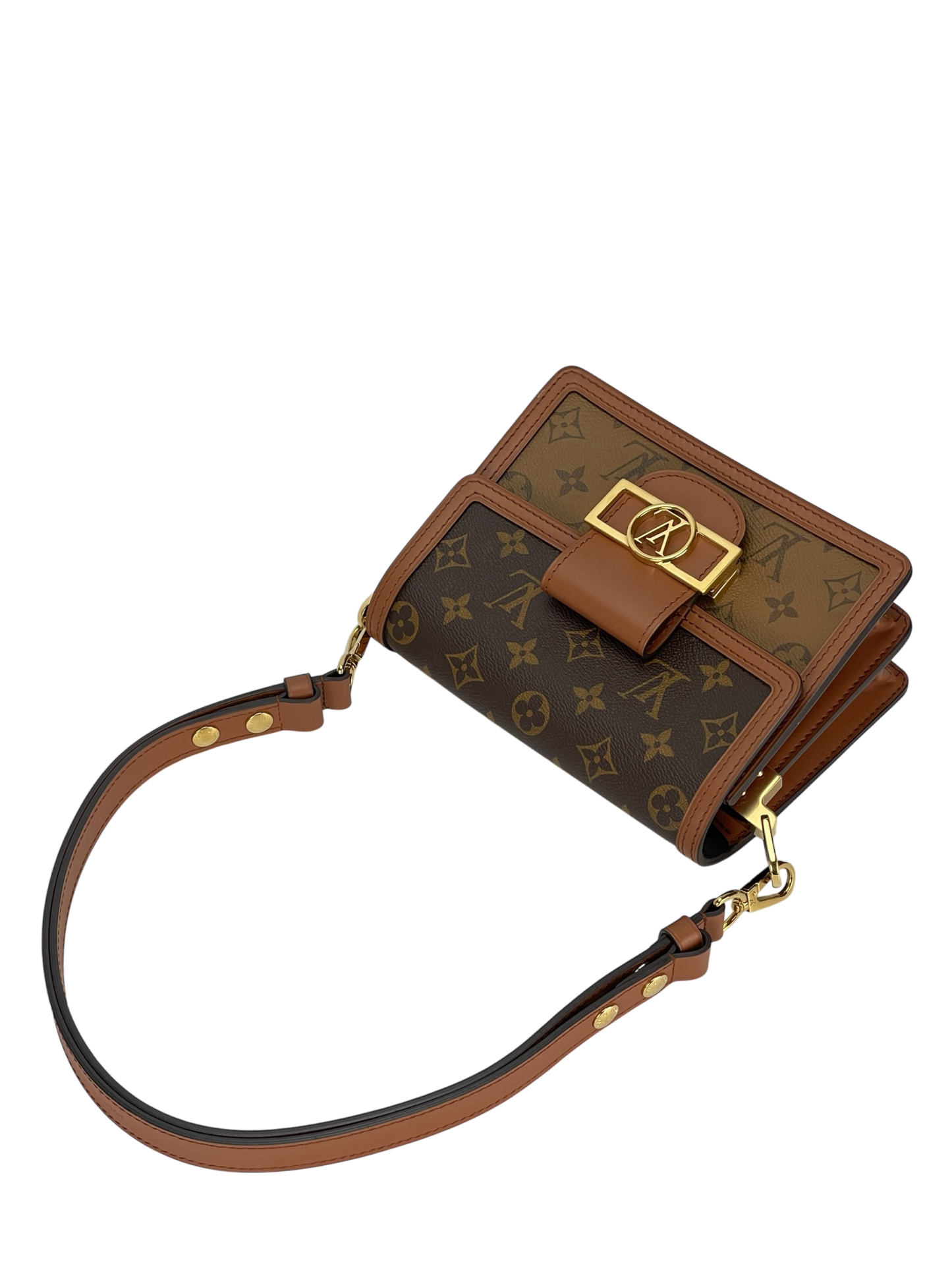 LOUIS VUITTON - Mini Dauphine Shoulder Bag Monogram Reverse Coated Canvas