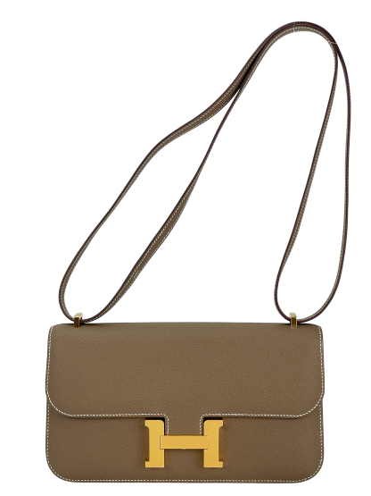 HERMES - Constance Elan Etoupe Epsom Gold Hardware