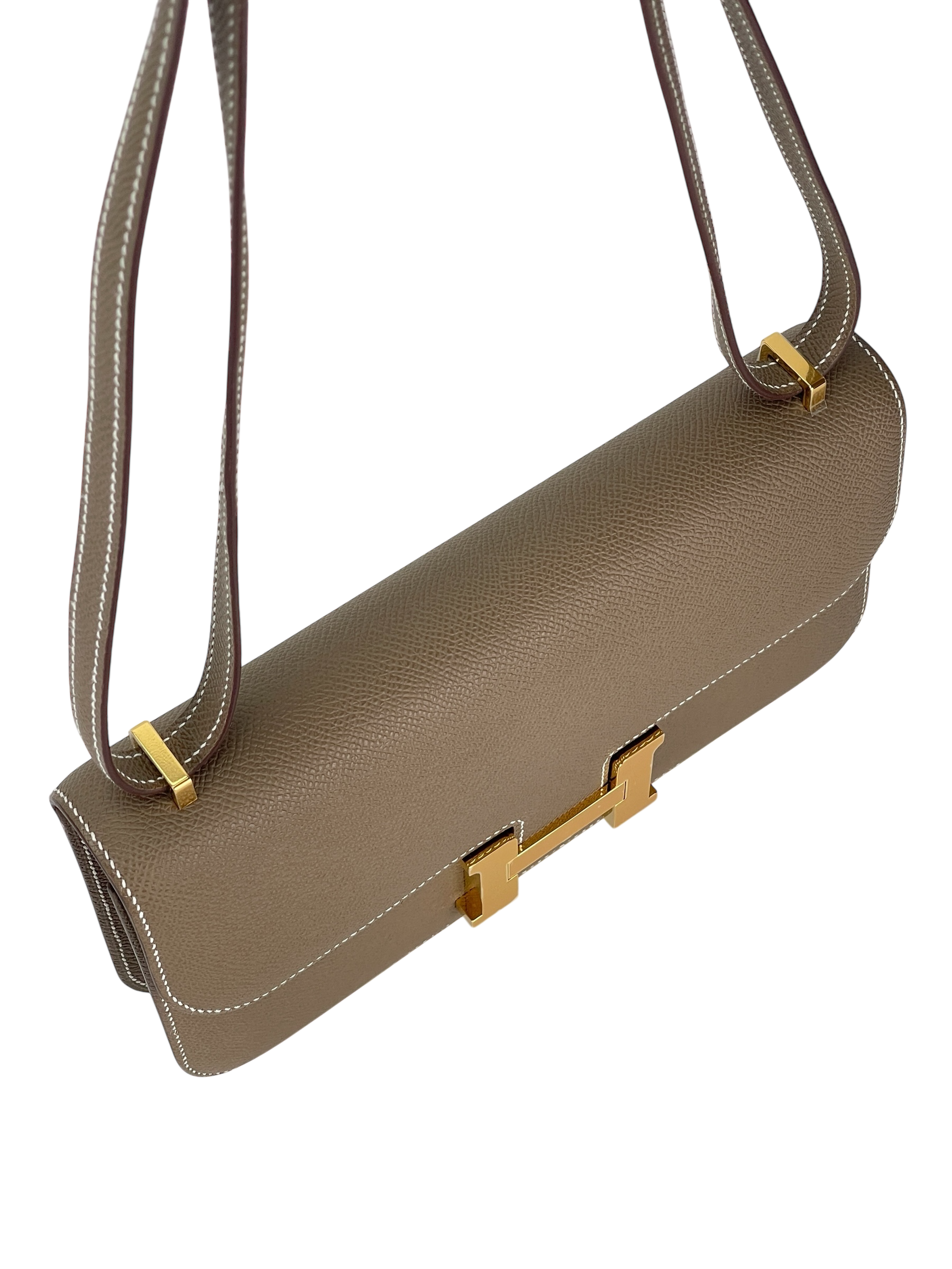 HERMES - Constance Elan Etoupe Epsom Gold Hardware