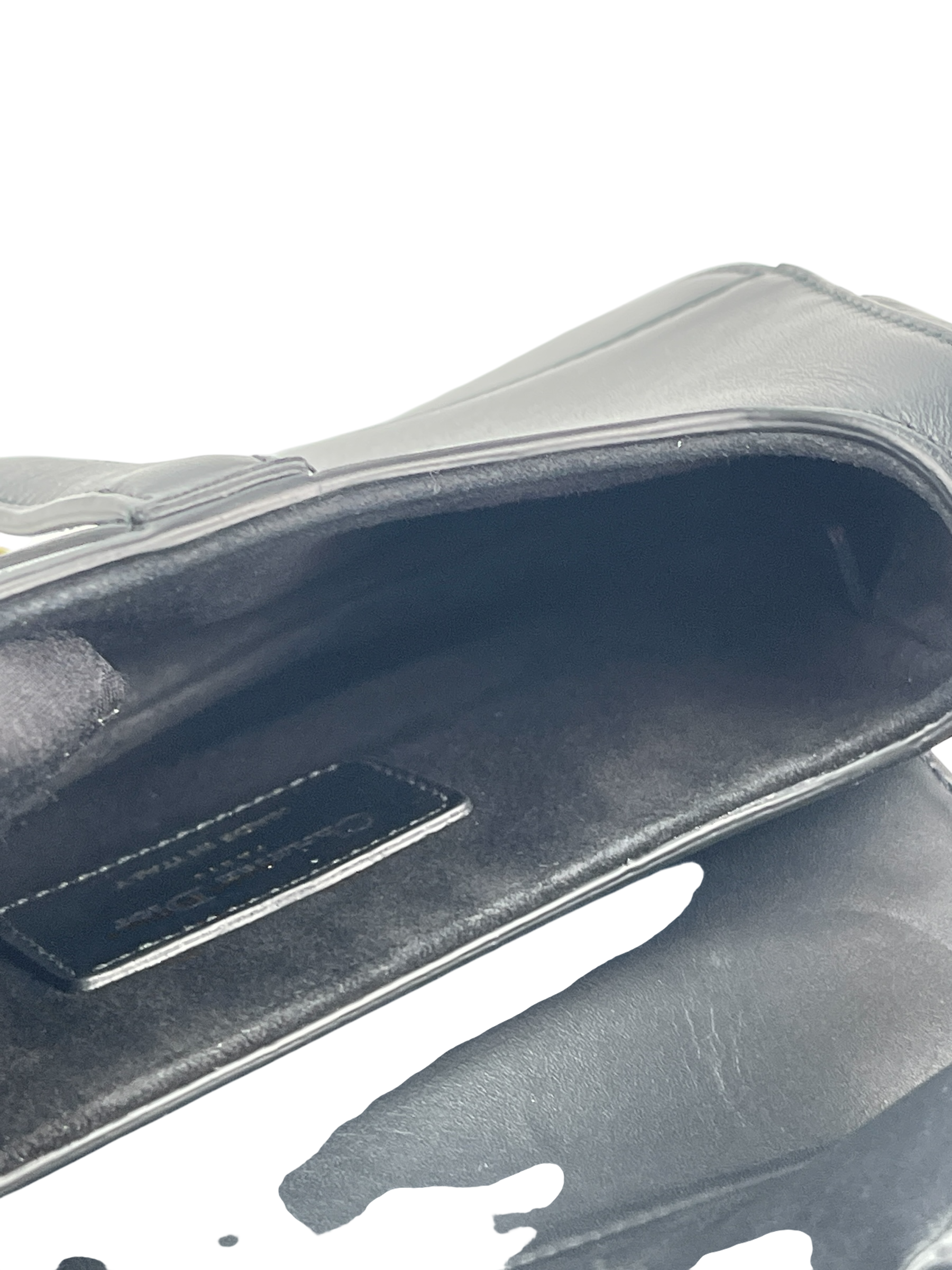 CHRISTIAN DIOR - 2018 Black Calfskin Saddle Handbag